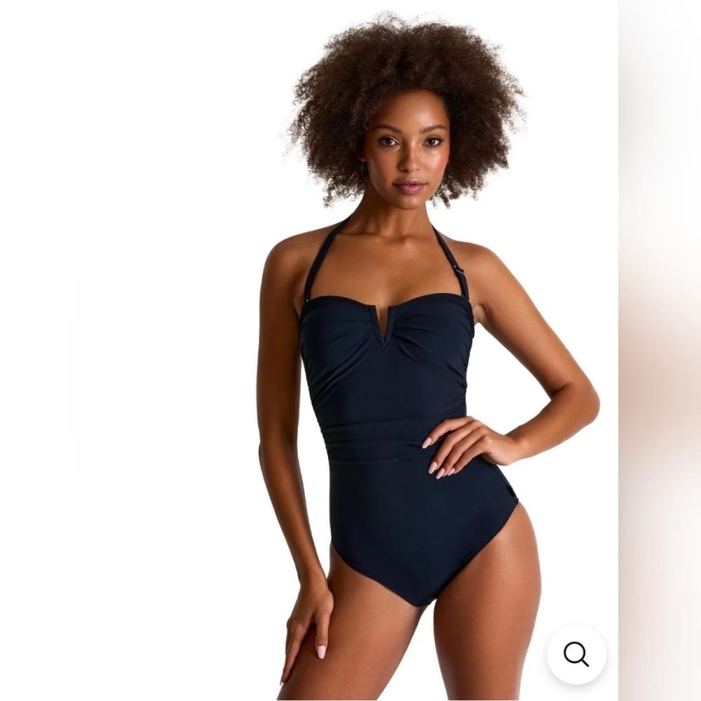 Shan Bandeau One Piece, Navy Blue NWOT Size 6